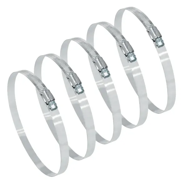 5 Abrazaderas En Acero Inoxidable Desde 156 Mm A 178 Mm Fiero (AB-104 - 44254)