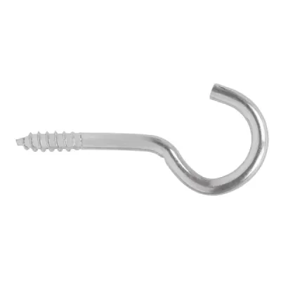 144 Cáncamos Abiertos 17 X 40, Largo 33 Mm Acero Galvanizado Fiero