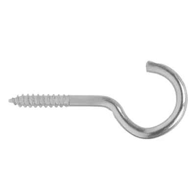 144 Cáncamos Abiertos 21 X 80, Largo 53 Mm Acero Galvanizado Fiero