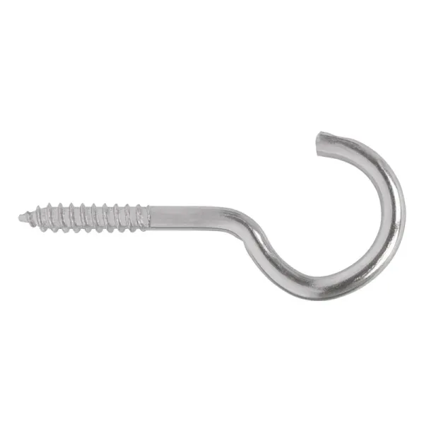 144 Cáncamos Abiertos 21 X 80, Largo 53 Mm Acero Galvanizado Fiero (AR-21A - 44381)
