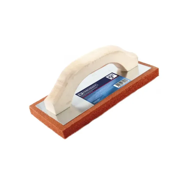 Llana Flota Esponja 4' X 9' Toolcraft Con Mango De Madera (TC0256)