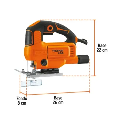 Sierra Caladora 750w 800-3000 Cpm Truper Pro Zanco T