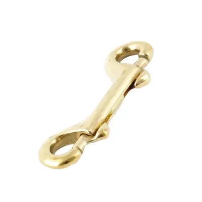 Mosquetón De Latón Doble 3.1/2' Toolcraft De Uso Ligero