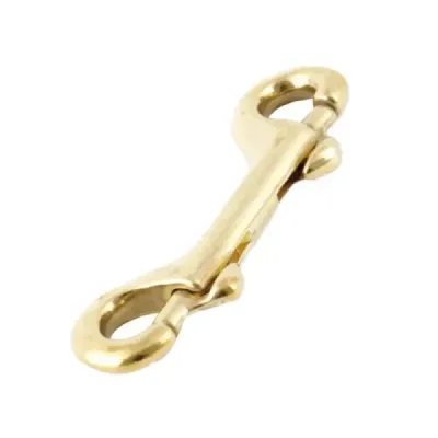 Mosquetón De Latón Doble 4.3/4' Toolcraft De Uso Ligero