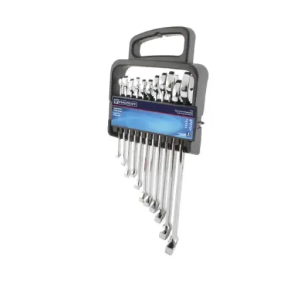Juego De 11 Llaves Mixtas Toolcraft Desde 6 Mm Hasta 22 Mm