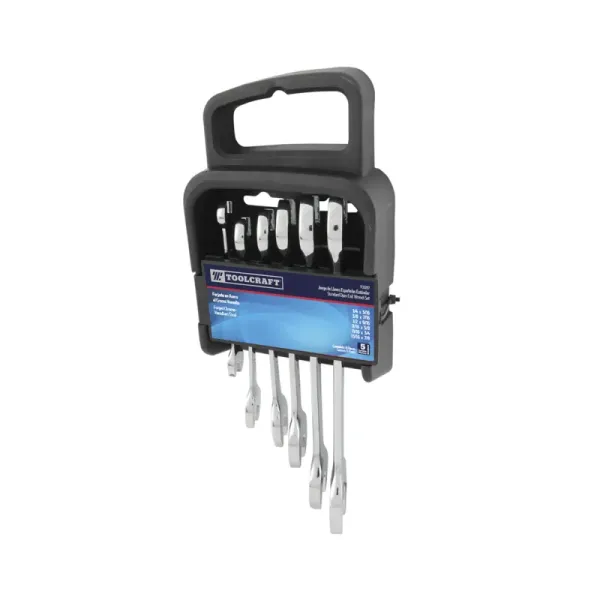 Juego De 6 Llaves Boca Fija Toolcraft 1/4' Hasta 7/8' (TC0287)
