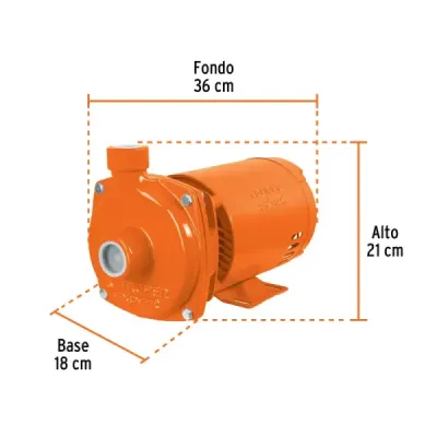 Bomba Centrífuga 1 Hp 160l/min Truper Expert Altura 33 M