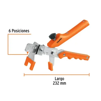 Pinza Niveladora Loseta 3-12mm Para Anclas Truper Universal