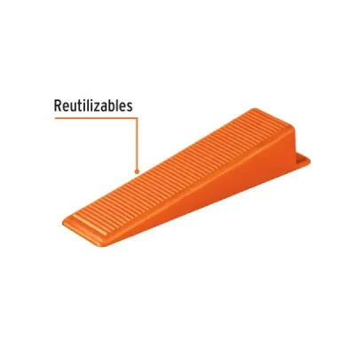 Bolsa 100 Cuñas Nivelador Baldosa Reutilizables Truper