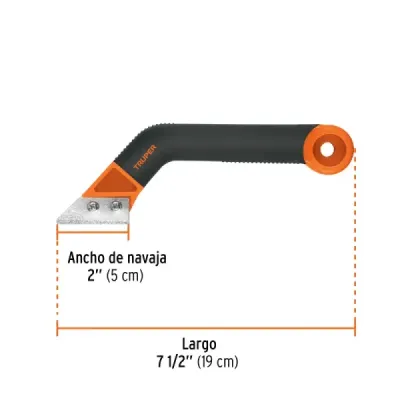 Raspador Lechada 7.1/2' Cuchilla 2' Truper Tpr Azulejos