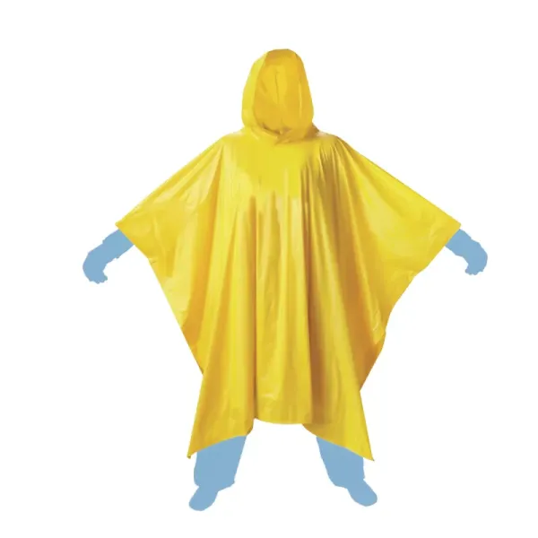 Capa Impermeable Ligera Para Lluvia Toolcraft Amarillo (TC2764)