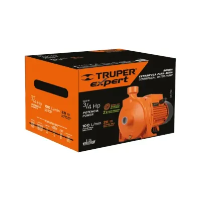 Bomba Centrífuga Europea 3/4hp Truper Expert Altura 28m