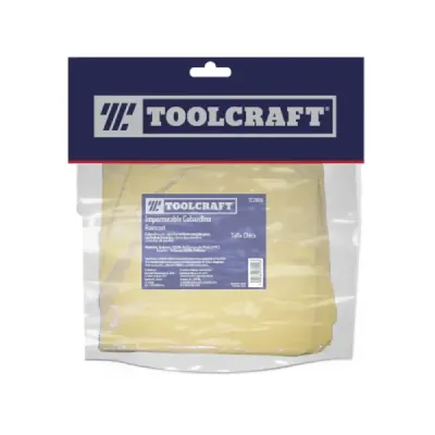 Capa Impermeable Ligera Para Lluvia Toolcraft Amarillo