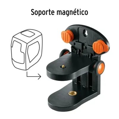 Nivel Láser Verde 2 Líneas Cruzada 30m Truper Con Soporte