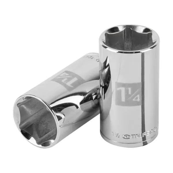 Copa Dado Estándar 1.1/4' 6 Puntas Truper Cuadrante 1/2' (D-1240-HL - 101000)