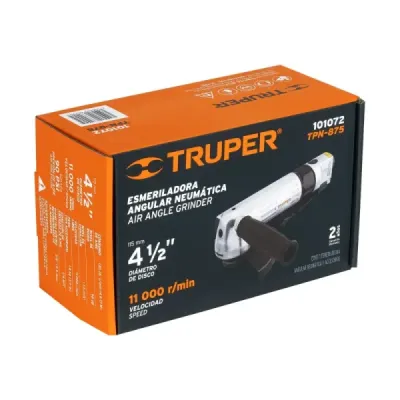 Esmeril Pulidora Neumática 4.1/2' Truper 90 Psi 11000 Rpm