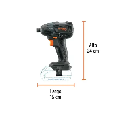 Atornillador Impacto Inalámbrico 20v Truper Max Sin Batería