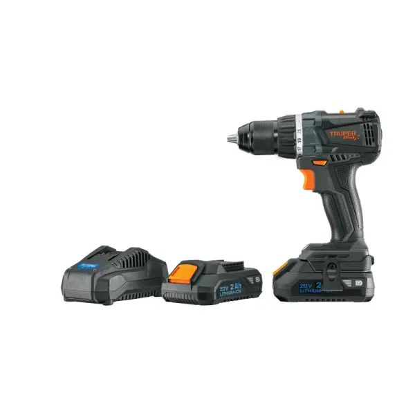 Taladro Inalámbrico 1/2' 20v 34nm Truper Max 2 Baterías (MAX-20T - 101452)