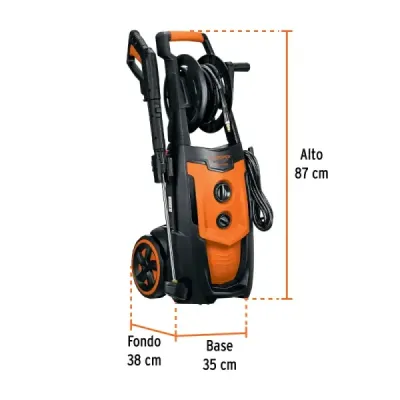 Hidrolavadora Eléctrica 2000 Psi 2100 W Truper 5 Boquillas