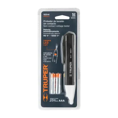 Tester Detector Tensión Sin Contacto Truper Ca90 1000v 60 Hz