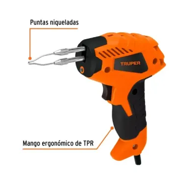 Cautín Pistola Soldar 40 W Truper Luz Led Mango Ergonómico