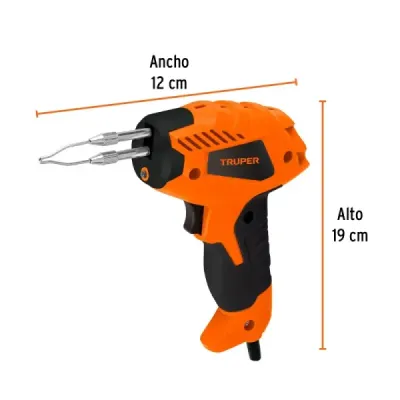 Cautín Pistola Soldar 40 W Truper Luz Led Mango Ergonómico