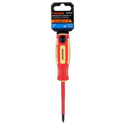 Destornillador Dieléctrico Estrella Phillips 3/16' Truper
