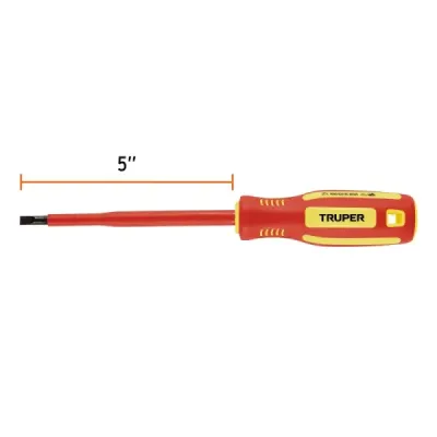 Destornillador Dieléctrico Pala Plano 7/32' 1000v Truper