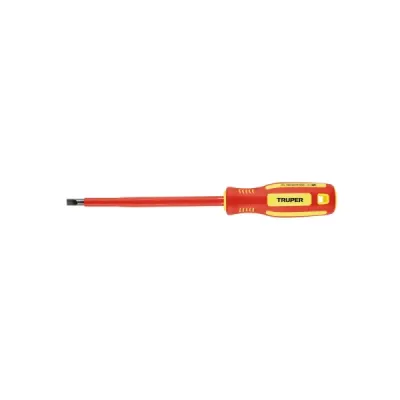 Destornillador Dieléctrico Pala Plano 1/4' 1000v Truper