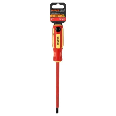 Destornillador Dieléctrico Pala Plano 1/4' 1000v Truper