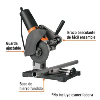 Soporte Pulidora Angular 4.1/2' Truper Corte Angular 0-45