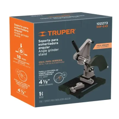 Soporte Pulidora Angular 4.1/2' Truper Corte Angular 0-45