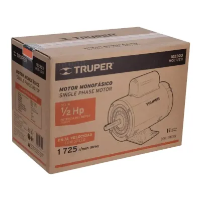 Motor Eléctrico 1/4hp 1725rpm Truper Arranque Interruptor