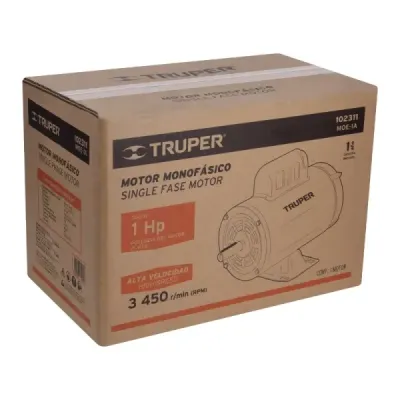 Motor Eléctrico 1hp 3450rpm Truper Arranque Interruptor