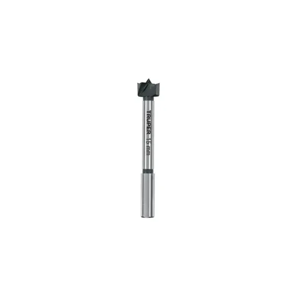 Broca Forstner Madera 15 Mm (19/32') Truper Largo 95 Mm (BFM-15 - 102318)