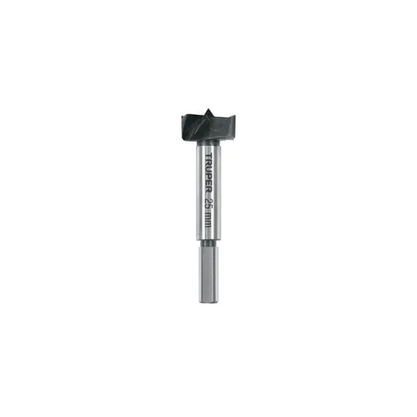 Broca Forstner Madera 25 Mm (1') Truper Largo 95 Mm (BFM-25 - 102370)