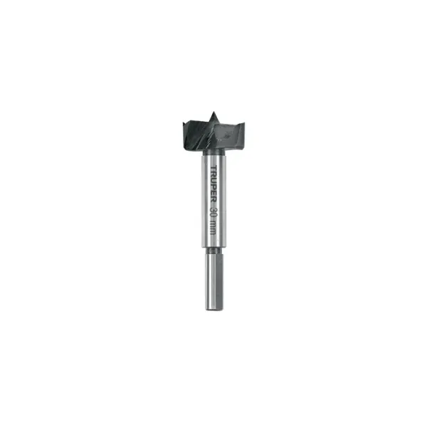 Broca Forstner Madera 30 Mm (1.3/16') Truper Largo 95 Mm (BFM-30 - 102371)