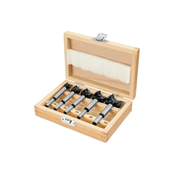 Juego 5 Brocas Forstner Madera 15mm A 35mm Truper Estuche (JBFM-5 - 102373)