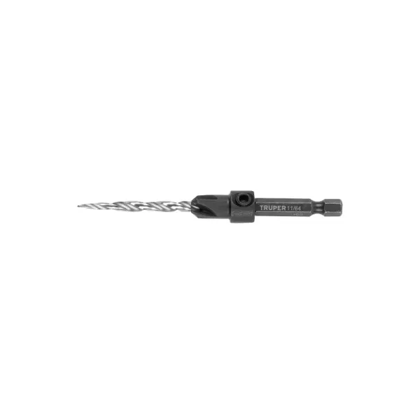 Broca Avellanadora Madera Tornillo No.8 4.5 Mm Truper Cónico (BAM-8 - 102376)