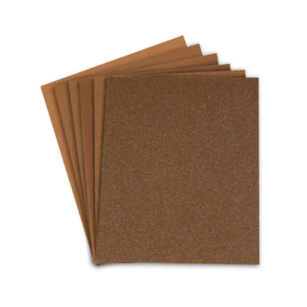 25 Lijas Para Madera Grano 60 Toolcraft En Papel Kraft (TC2833)