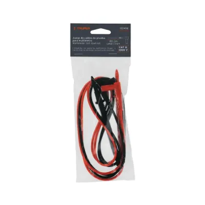 Juego Cables Prueba Multímetro Multitester Truper Universal