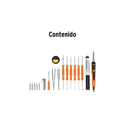 Kit Cautín Lápiz Electrónica 25w Regulable Truper Accesorios
