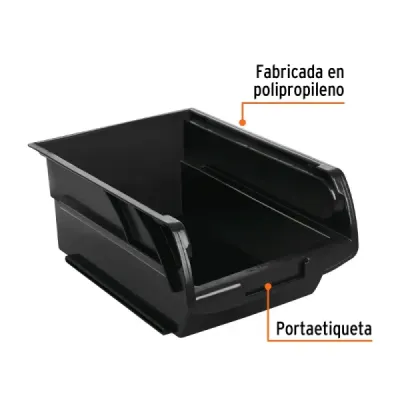 Gavetas Apilable No.4.5 24x38x17cm Truper Con Portaetiqueta