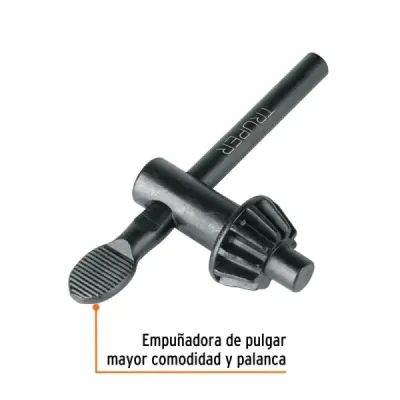 Llave Para Mandril Taladro De Banco Árbol Truper En Acero