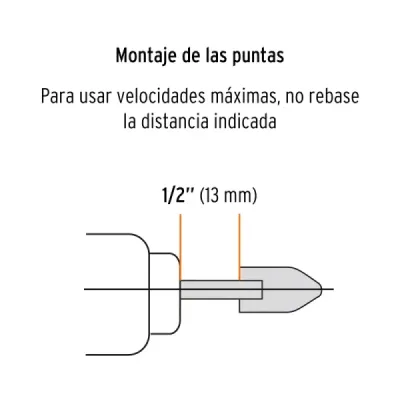 Set 4 Puntas Montadas Fresa Acero Inoxidable Truper Grano 60