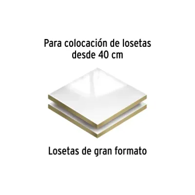 Llana Dentado Cuadrado 1/2' Pulido Truper Mango Plástico