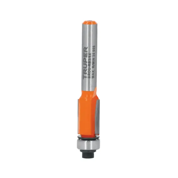 Fresa Corte Recto Enrasado 10x14mm Truper Balinera 3/8' (BROU-RB3/8X - 102721)