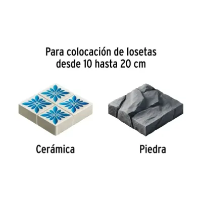 Llana Dentado Cuadrado 1/4' Pulido Truper Comfort Grip