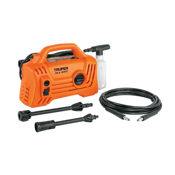 Hidrolavadora Eléctrica 1600psi 1400w Truper Diseño Compacto (HILA-1600C - 102795)