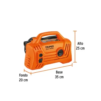 Hidrolavadora Eléctrica 1600psi 1400w Truper Diseño Compacto
